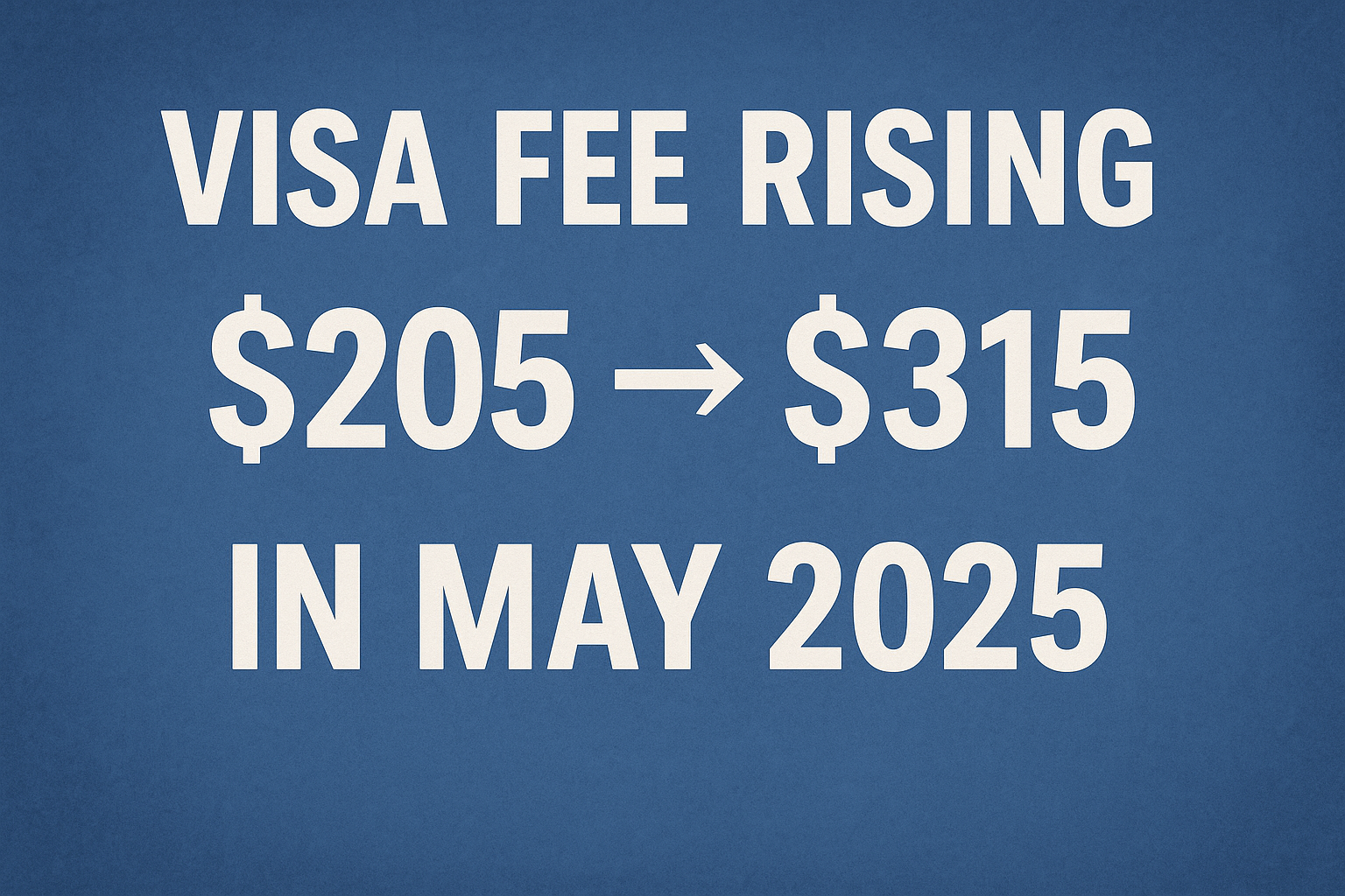 The new E-2 Visa fees and other non-immigrant visas fees like F-1 and E-1 visa fees.