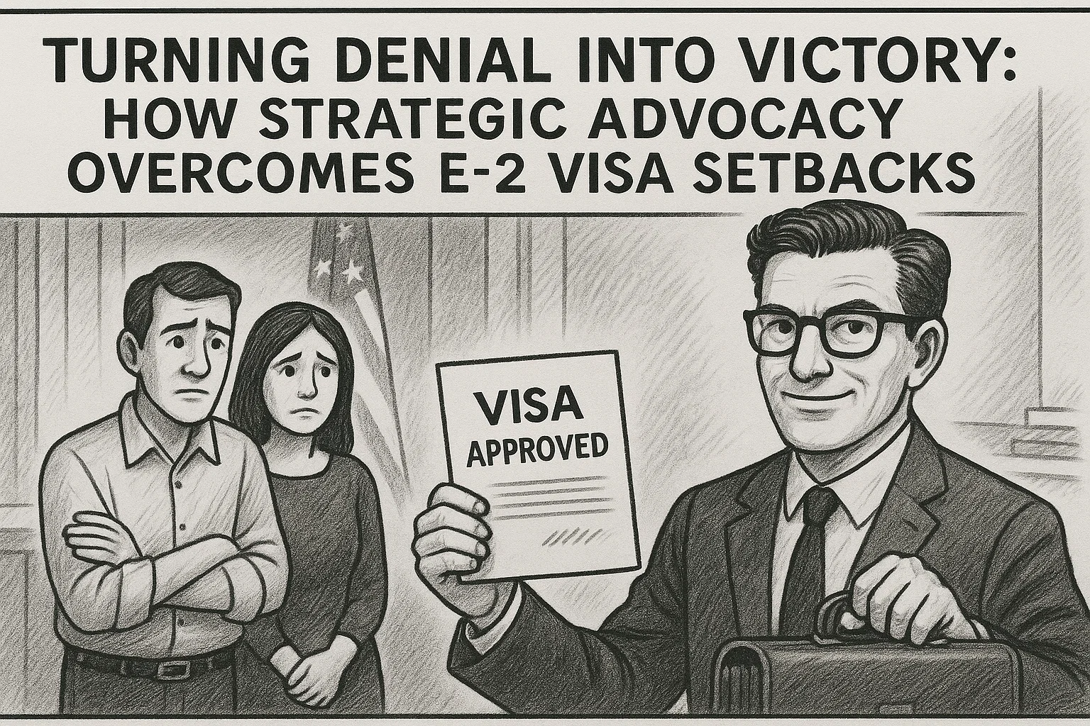 Understanding E-2 Visa Denials - overcoming the challenge and why it's OK to reapply.